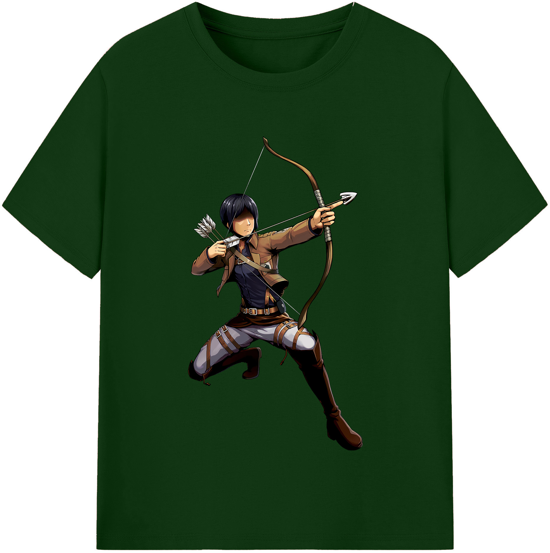 （画像用） 進撃の巨人 Attack on Titan 綿100％半袖Tシャツ（フロントプリント）
